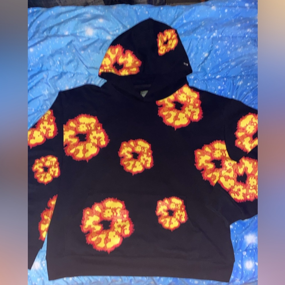 Denim tears x offset wreath hoodie